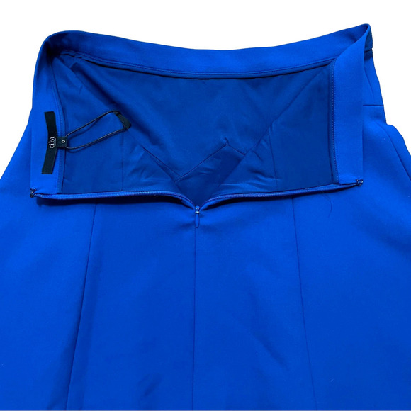 Tibi Blue A-Line Skirt - Picture 7 of 10